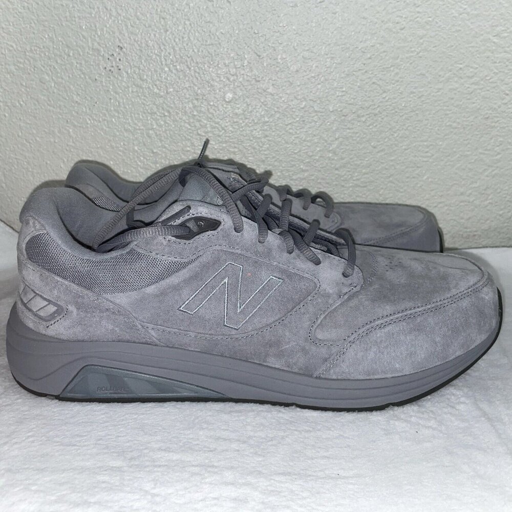 Size 12 4E- New Balance 928 Gray MW928GY2 Suede & Mesh